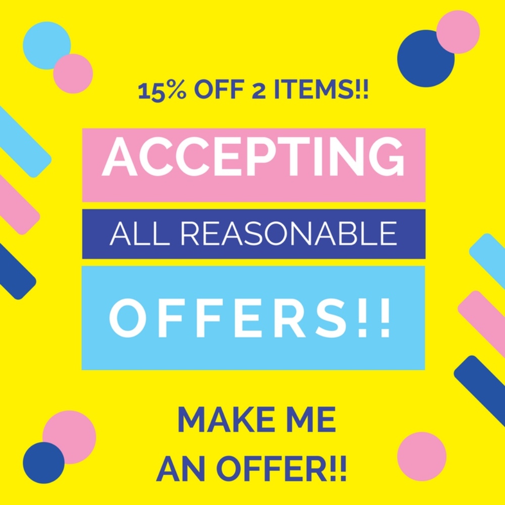 ACCEPTING ALL REASONABLE OFFERS!!